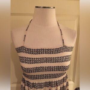 Anthropologie Maple Halter Dress 100% SILK